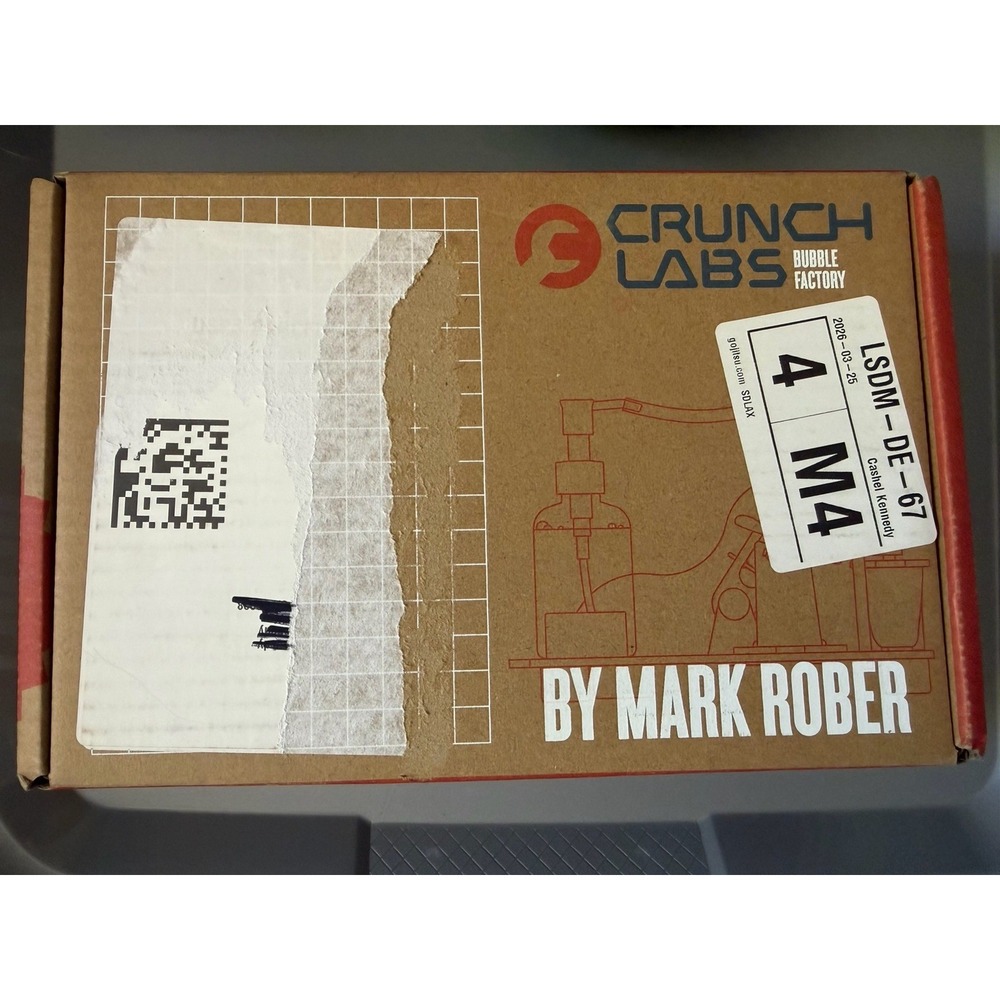 NEW SEALED Crunch Labs By Mark Rober S.T.E.M. Build Box RARE Bubble Factory